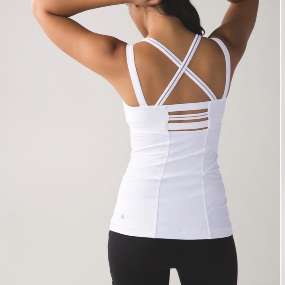 lululemon athletica White Tank Top